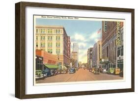 Main Street, Akron, Ohio-null-Framed Art Print
