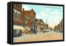 Main Street, Ashtabula, Ohio-null-Framed Stretched Canvas