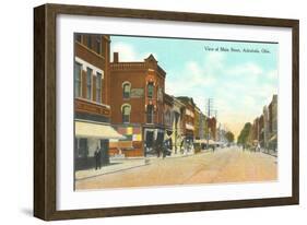 Main Street, Ashtabula, Ohio-null-Framed Art Print