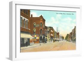 Main Street, Ashtabula, Ohio-null-Framed Art Print