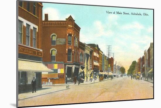 Main Street, Ashtabula, Ohio-null-Mounted Art Print