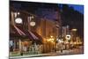 Main Street at Dusk, Deadwood, South Dakota, USA-Walter Bibikow-Mounted Photographic Print