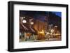 Main Street at Dusk, Deadwood, South Dakota, USA-Walter Bibikow-Framed Photographic Print