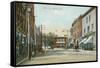 Main Street, Belfast, Maine-null-Framed Stretched Canvas