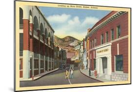 Main Street, Bisbee, Arizona-null-Mounted Art Print