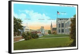 Main Street, Bozeman, Montana-null-Framed Stretched Canvas