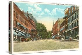 Main Street, Brattleboro, Vermont-null-Stretched Canvas