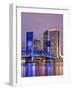 Main Street Bridge and Skyline, Jacksonville, Florida, United States of America, North America-Richard Cummins-Framed Photographic Print