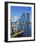 Main Street Bridge and Skyline, Jacksonville, Florida, United States of America, North America-Richard Cummins-Framed Photographic Print