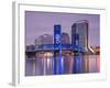 Main Street Bridge and Skyline, Jacksonville, Florida, United States of America, North America-Richard Cummins-Framed Photographic Print