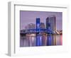 Main Street Bridge and Skyline, Jacksonville, Florida, United States of America, North America-Richard Cummins-Framed Photographic Print