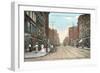 Main Street, Bridgeport, Connecticut-null-Framed Art Print