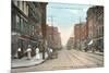 Main Street, Bridgeport, Connecticut-null-Mounted Premium Giclee Print