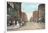 Main Street, Bridgeport, Connecticut-null-Framed Art Print