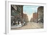 Main Street, Bridgeport, Connecticut-null-Framed Art Print