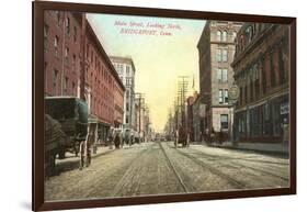 Main Street, Bridgeport, Connecticut-null-Framed Art Print