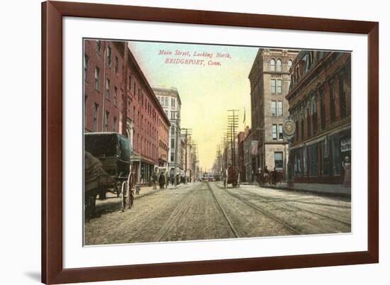 Main Street, Bridgeport, Connecticut-null-Framed Art Print