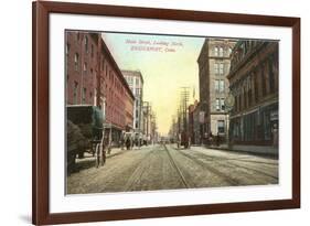Main Street, Bridgeport, Connecticut-null-Framed Art Print
