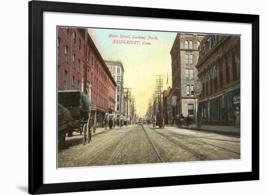 Main Street, Bridgeport, Connecticut-null-Framed Art Print