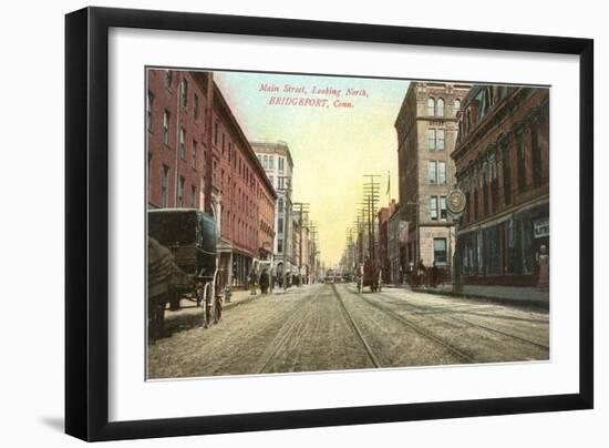 Main Street, Bridgeport, Connecticut-null-Framed Art Print