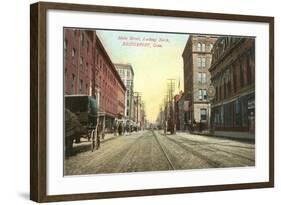 Main Street, Bridgeport, Connecticut-null-Framed Art Print