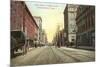Main Street, Bridgeport, Connecticut-null-Mounted Premium Giclee Print