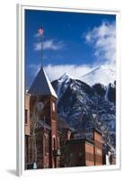 Main Street Buildings, Telluride, Colorado, USA-Walter Bibikow-Framed Premium Photographic Print