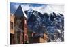 Main Street Buildings, Telluride, Colorado, USA-Walter Bibikow-Framed Photographic Print