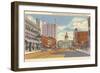 Main Street, Columbia, South Carolina-null-Framed Art Print