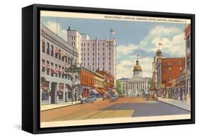 Main Street, Columbia, South Carolina-null-Framed Stretched Canvas