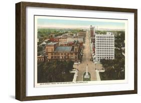 Main Street, Columbia, South Carolina-null-Framed Art Print