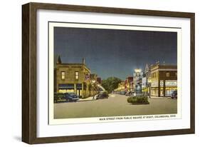 Main Street, Columbiana-null-Framed Art Print