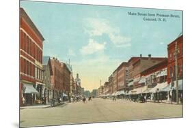 Main Street, Concord, New Hampshire-null-Mounted Premium Giclee Print