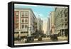 Main Street, Dallas, Texas-null-Framed Stretched Canvas