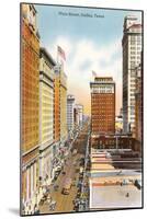 Main Street, Dallas, Texas-null-Mounted Art Print