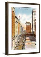 Main Street, Dallas, Texas-null-Framed Art Print