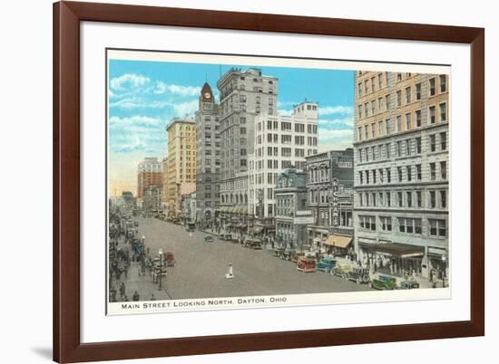 Main Street, Dayton, Ohio-null-Framed Premium Giclee Print