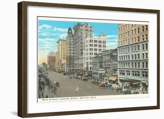 Main Street, Dayton, Ohio-null-Framed Art Print