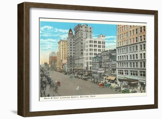 Main Street, Dayton, Ohio-null-Framed Art Print