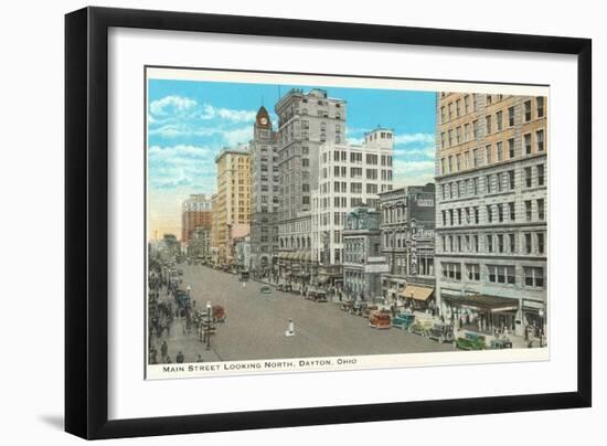 Main Street, Dayton, Ohio-null-Framed Art Print