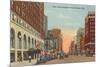 Main Street, Dayton, Ohio-null-Mounted Premium Giclee Print