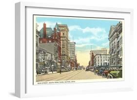 Main Street, Dayton-null-Framed Art Print