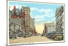 Main Street, Dayton-null-Mounted Art Print