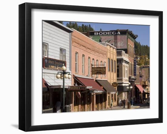 Main Street, Deadwood, Black Hills, South Dakota, United States of America, North America-Pitamitz Sergio-Framed Photographic Print