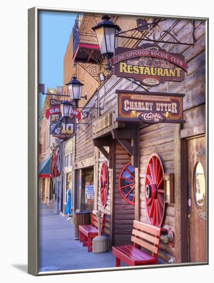 Main Street, Deadwood, South Dakota, USA-Jamie & Judy Wild-Framed Photographic Print