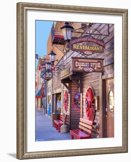 Main Street, Deadwood, South Dakota, USA-Jamie & Judy Wild-Framed Photographic Print