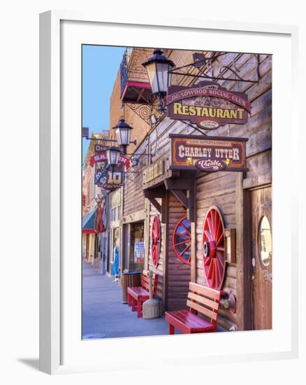 Main Street, Deadwood, South Dakota, USA-Jamie & Judy Wild-Framed Photographic Print