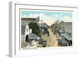 Main Street, Del Rio-null-Framed Art Print