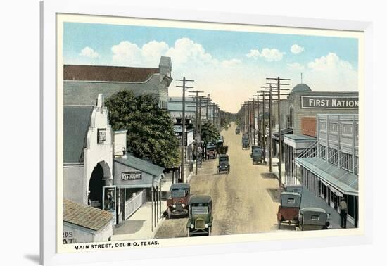 Main Street, Del Rio-null-Framed Art Print