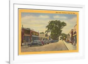 Main Street, Dennisport, Cape Cod, Mass.-null-Framed Art Print